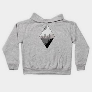 Diamond Mountain Side Kids Hoodie